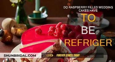 Raspberry Filled Wedding Cakes: Refrigeration Requirements