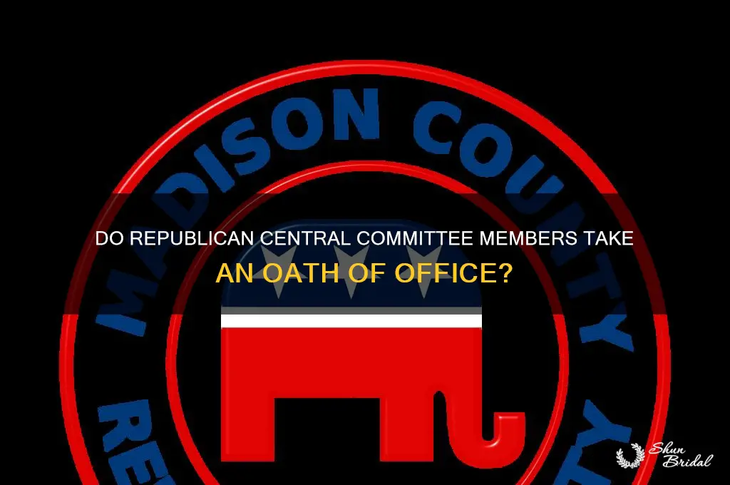 do republican central committee men and women take vow