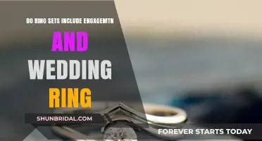 Ring Sets: Engagement and Wedding Bands Together