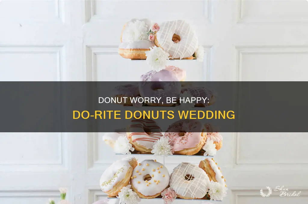 do rite donuts wedding