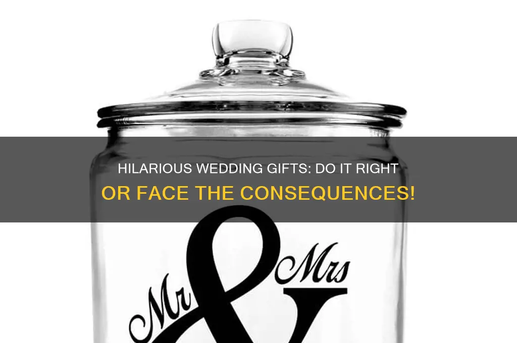 do rite or else funny wedding gift