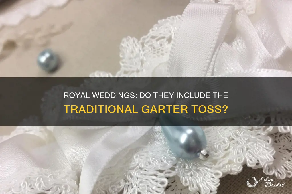 do royal weddings have garter toss too