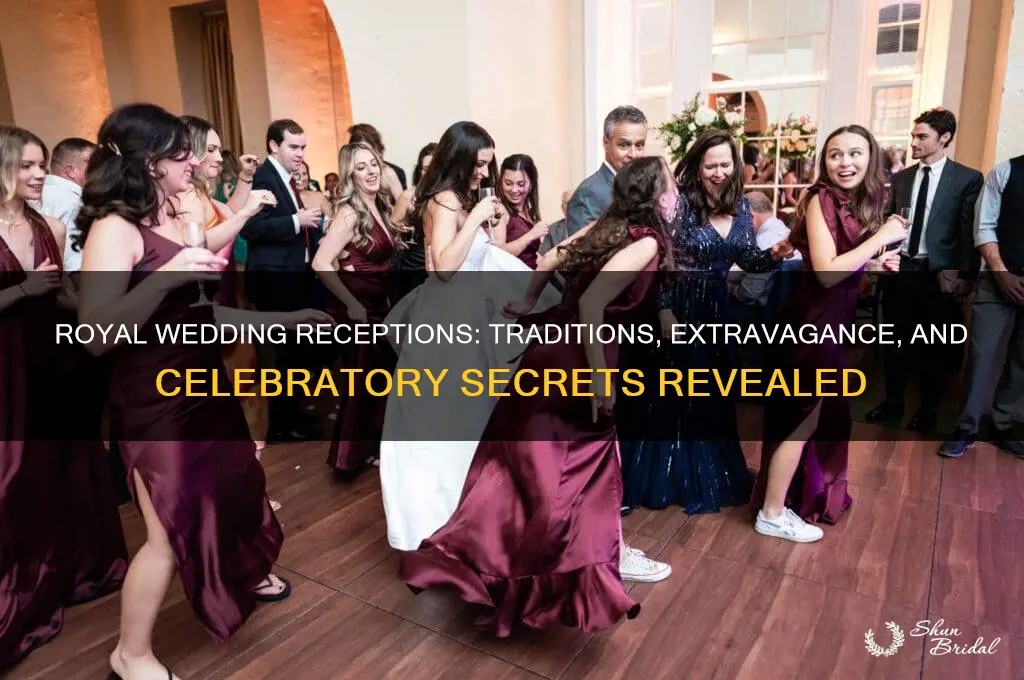 do royals have a wedding reception