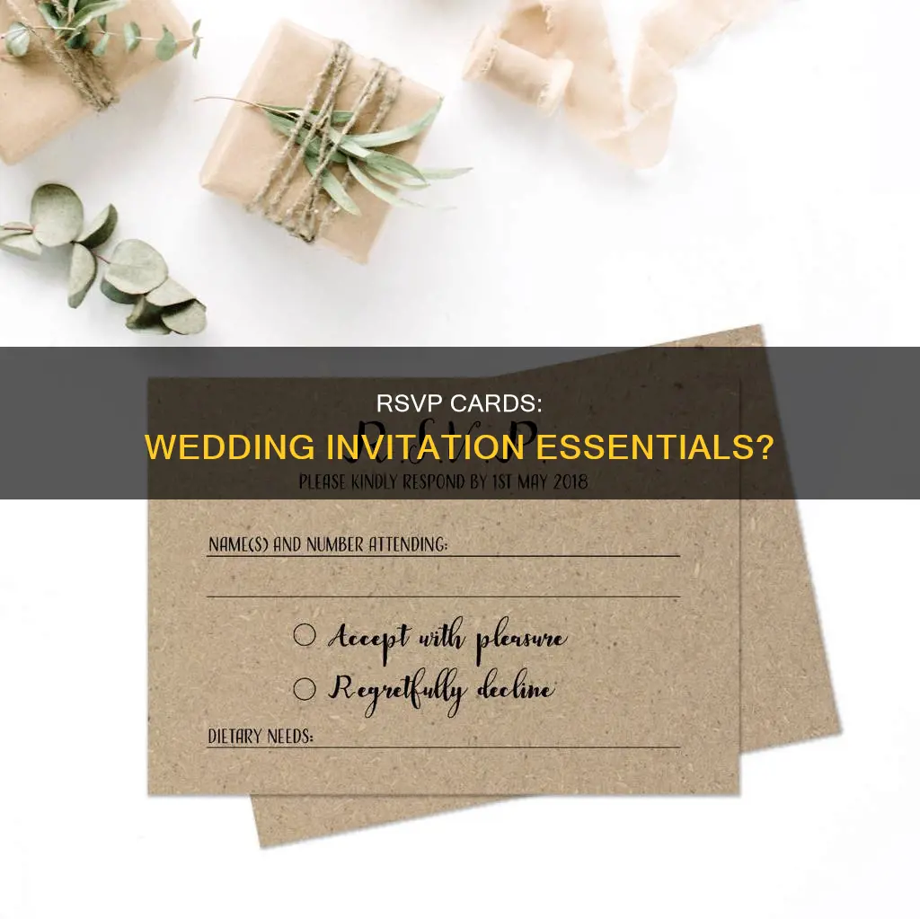 do rsvp carda come with wedding invitations