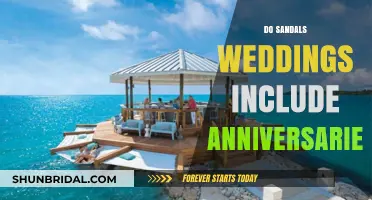 Sandals Weddings: Do Anniversary Celebrations Come with the Package?