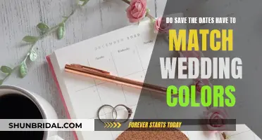 Save the Dates: To Match or Not to Match Wedding Colors?