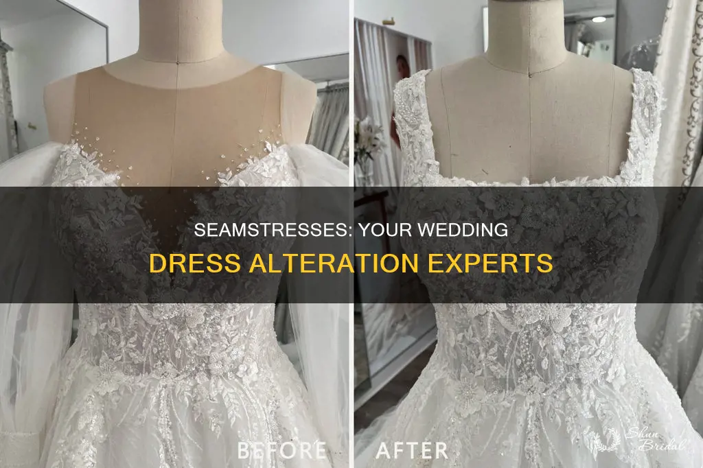 do seamstresses contract alterations wedding dress