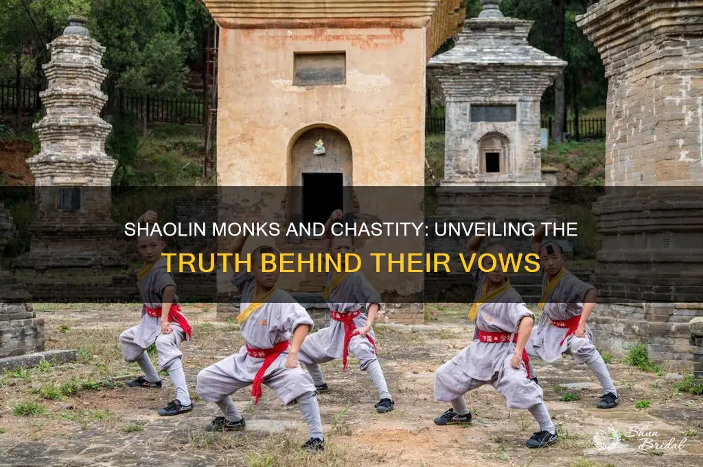 do shaolin monks have a chastity vows