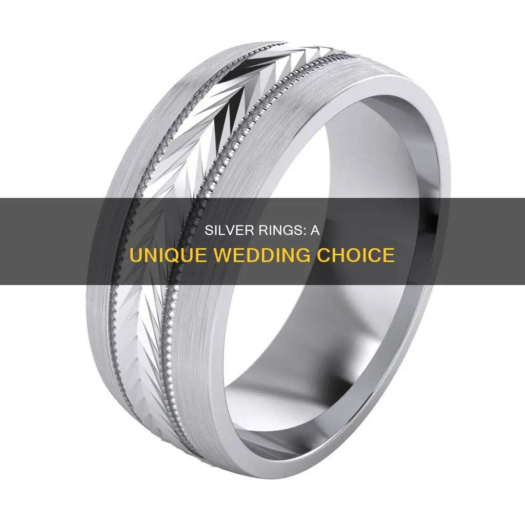 do silver rings wedding