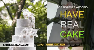 Singapore Weddings: Real Cake or Fake?