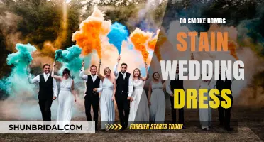 Smoke Bombs: Will They Stain Your Wedding Dress?