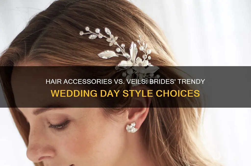 do some brides do hair accessories instead of a veil