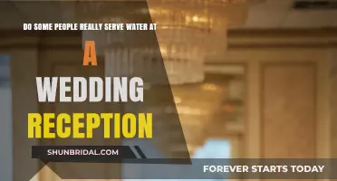 Water at Weddings: Is it a Good Idea?