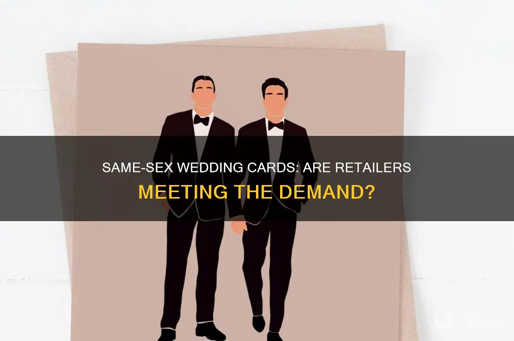 do store sell same sex wedding cards