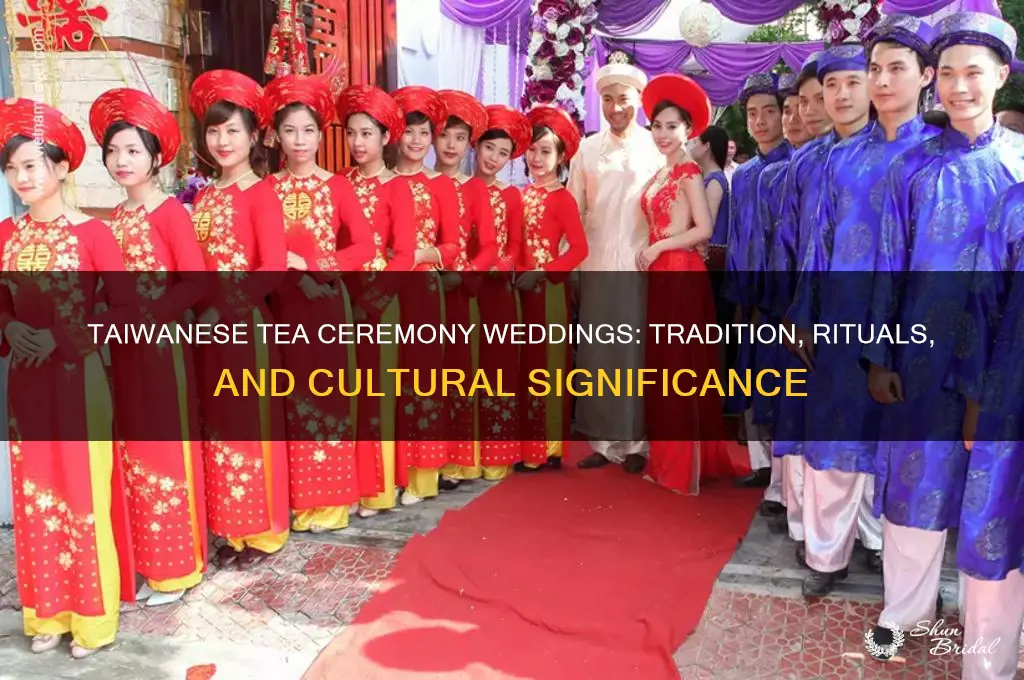 do taiwanese have tea ceremony wedding