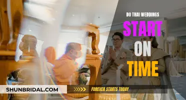 Thai Wedding Timing: On-Time or Fashionably Late?
