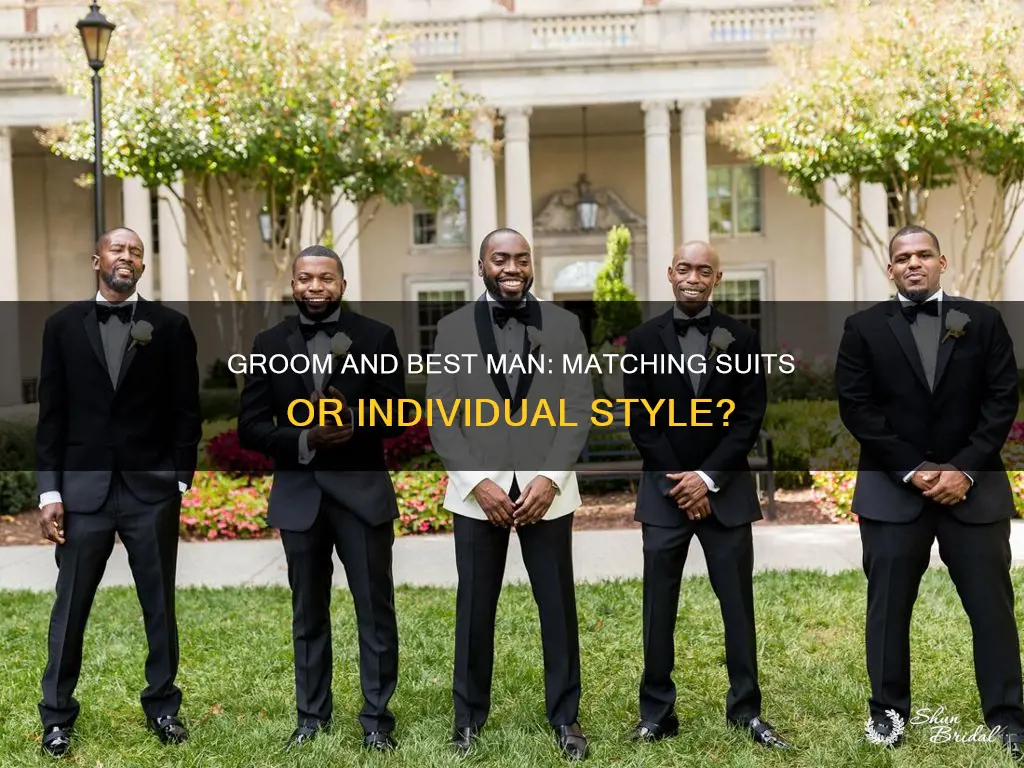 do the best man and groom wear the same suit