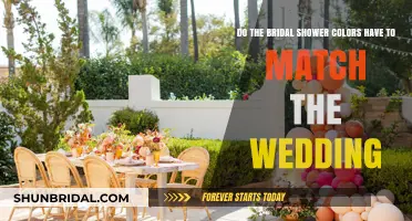 Bridal Shower Colors: Must They Match Your Wedding Theme?