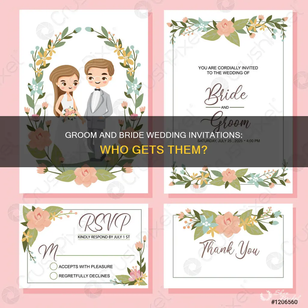 do the bride and groom get wedding invitations