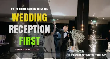 Who Enters the Wedding Reception First?