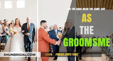 Matching Dad's Style: Should Fathers Wear Groomsmen Suits at Weddings?
