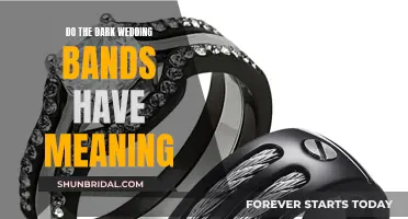 Dark Wedding Bands: A Unique Meaning