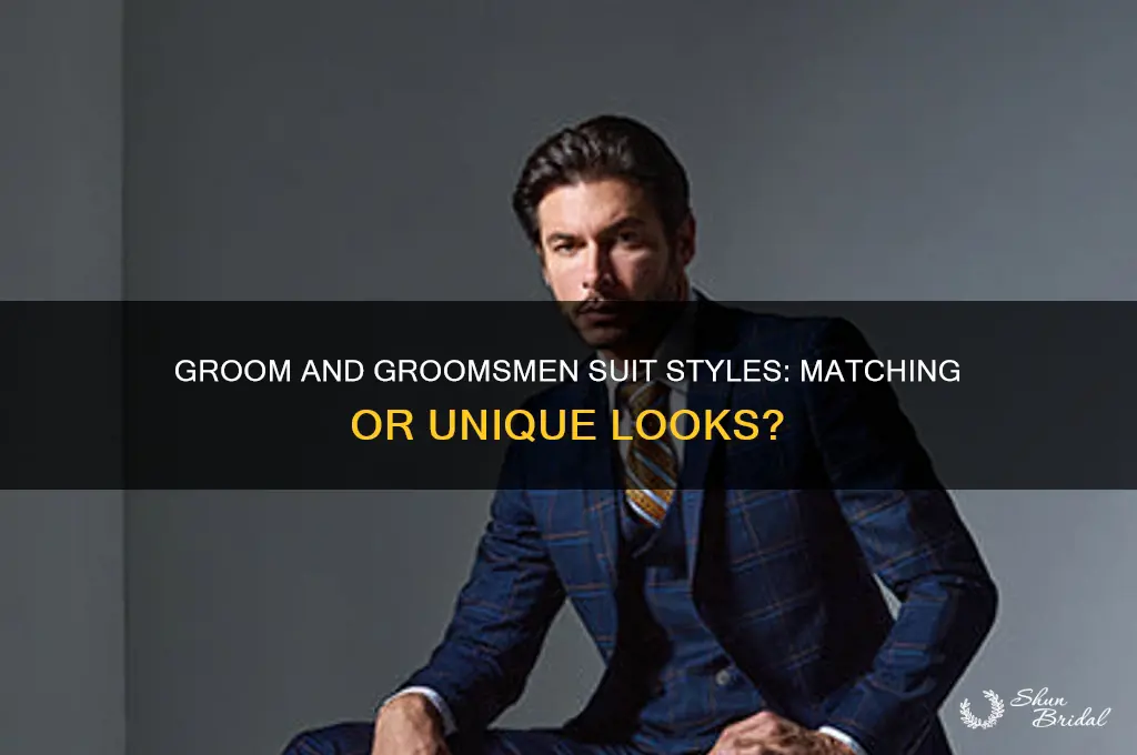 do the groom and groomsmen wear the same suit
