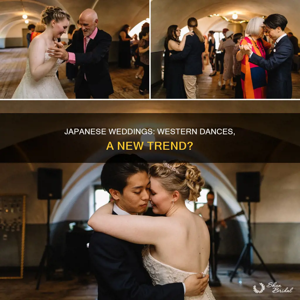 do the japanese use western dances at weddings