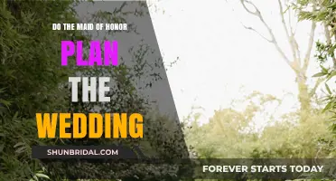 The Maid of Honor's Role: Planning the Wedding or Not?