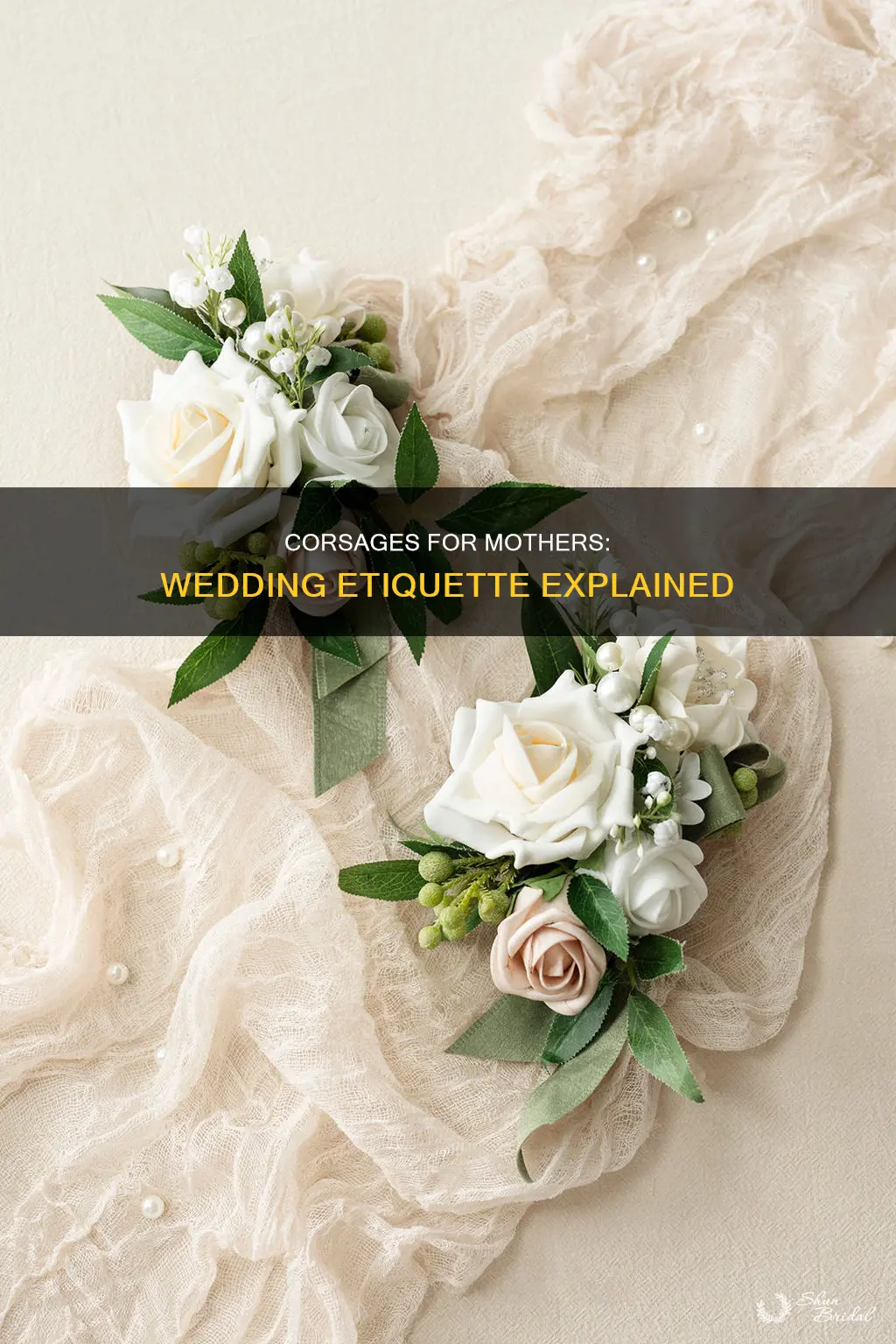 do the mothers need corsages at a wedding