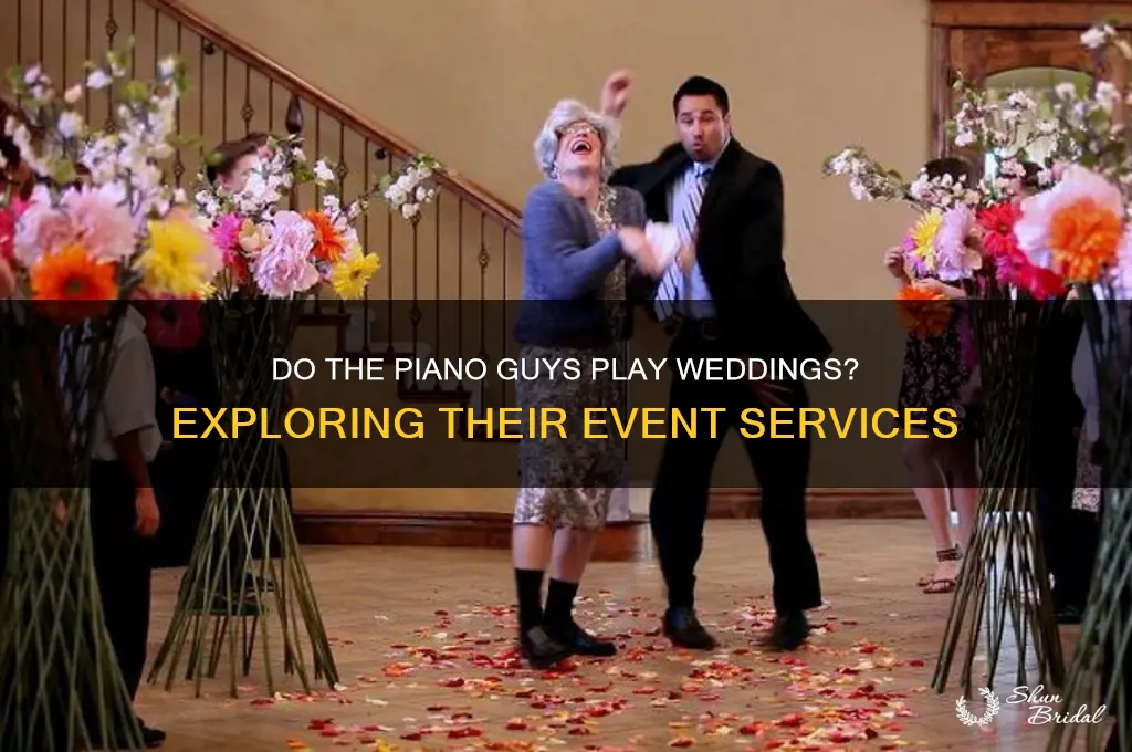 do the piano guys play weddings