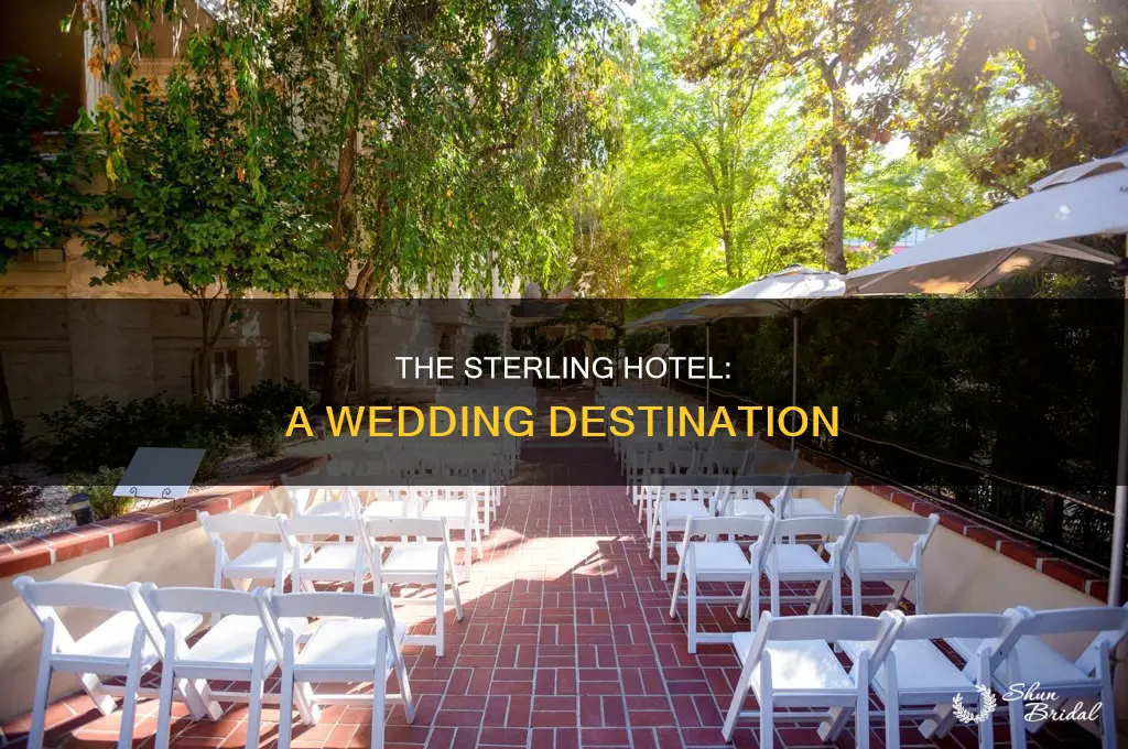 do the sterling hotel does a wedding