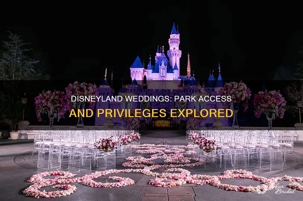 do they close the park for disneyland weddings