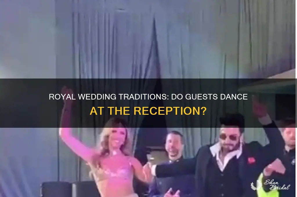 do they dance at the royal wedding