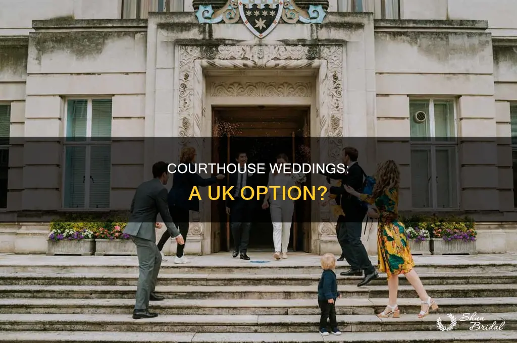 do they have courthouse weddings in the uk