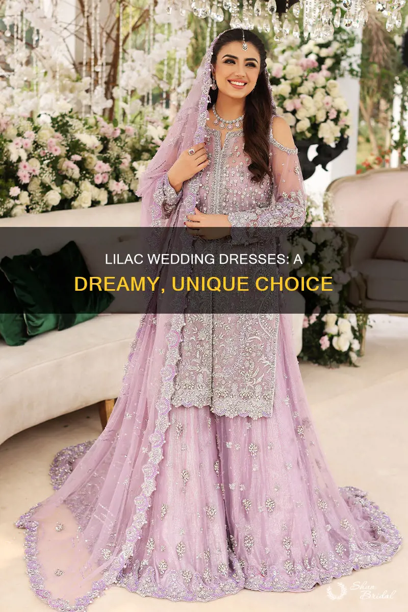 do they make lilac wedding dresses
