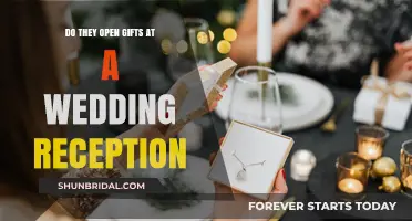 Wedding Gift Etiquette: Should Presents Be Opened at the Reception?