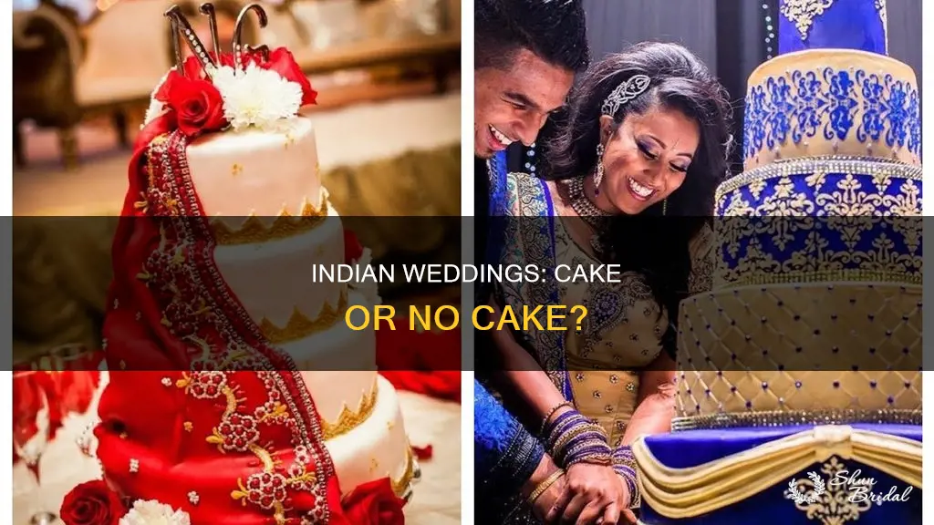 do they serve cake at an indian wedding