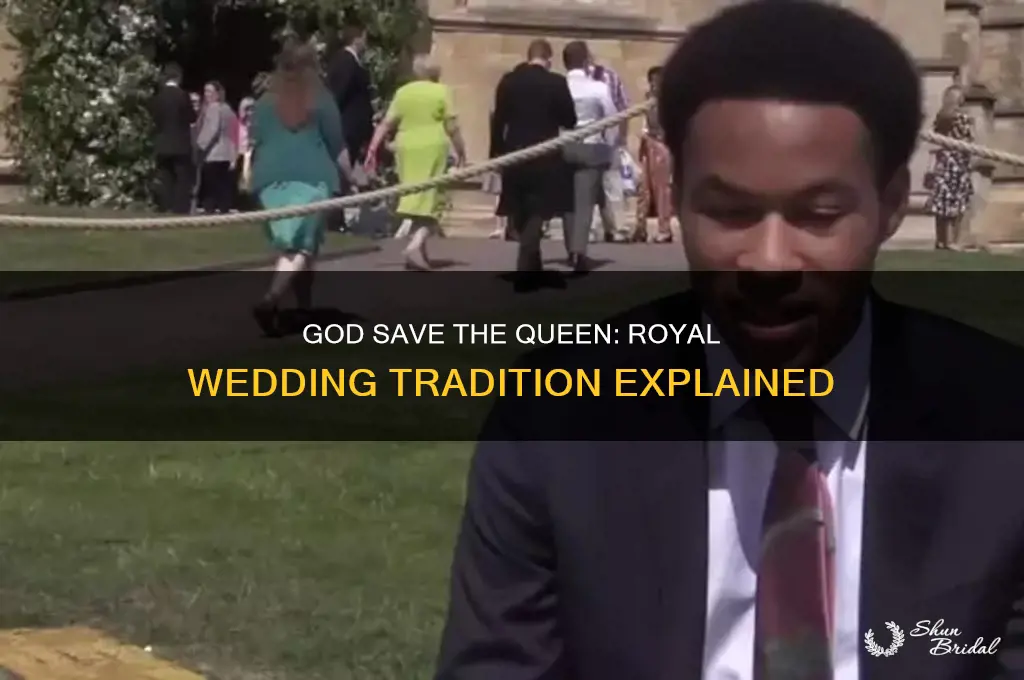 do they sing god save the queen at royal weddings