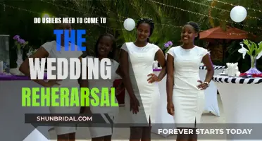 Usher Wedding Rehearsal: To Attend or Not?