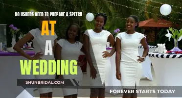 Usher's Wedding Speech: To Prep or Not?