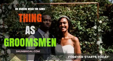 Ushers vs. Groomsmen: Matching Attire or Different Styles?