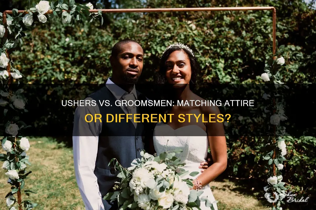 do ushers wear the same thing as groomsmen
