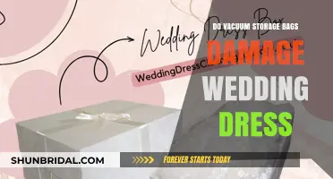 Vacuum Storage Bags: Safe for Wedding Dresses?