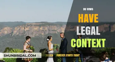 Do Vows Hold Legal Weight? Exploring the Legal Context of Commitments