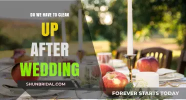 The Big Day's Aftermath: Cleaning Up Post-Wedding