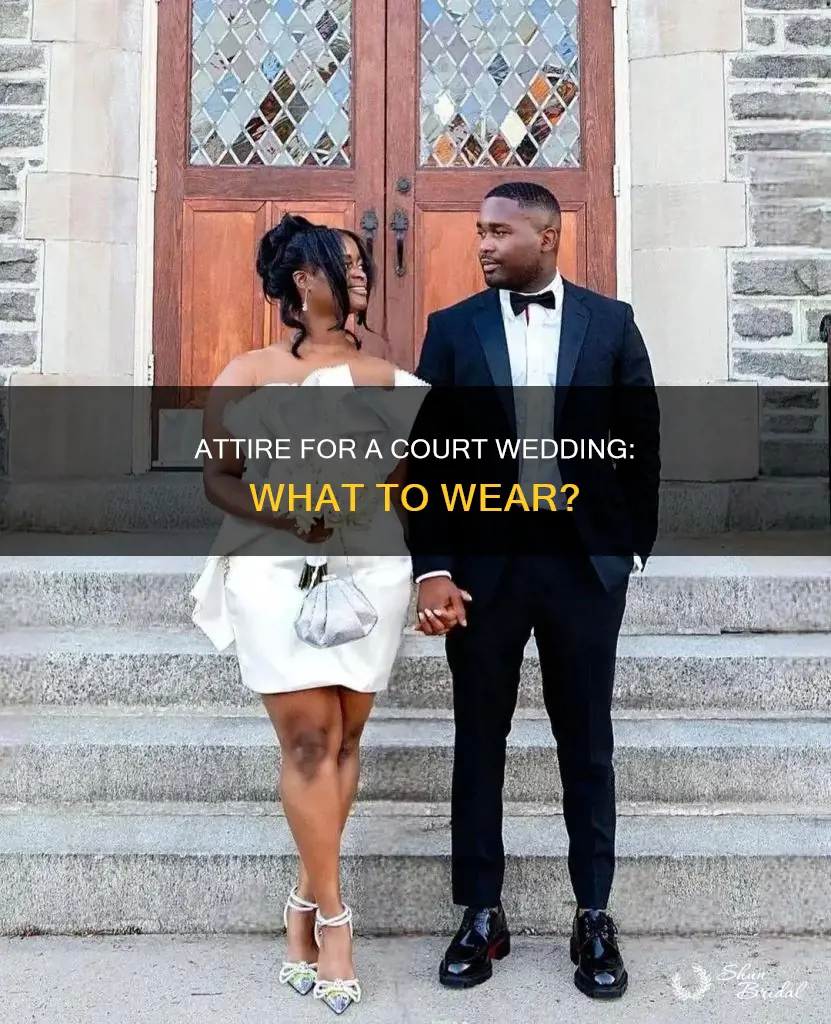 do we have to dress up for a court wedding