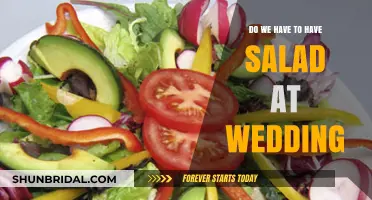 Salads at Weddings: Necessary or Not?
