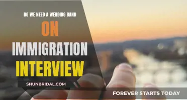 Wedding Bands: Required for Immigration Interviews?