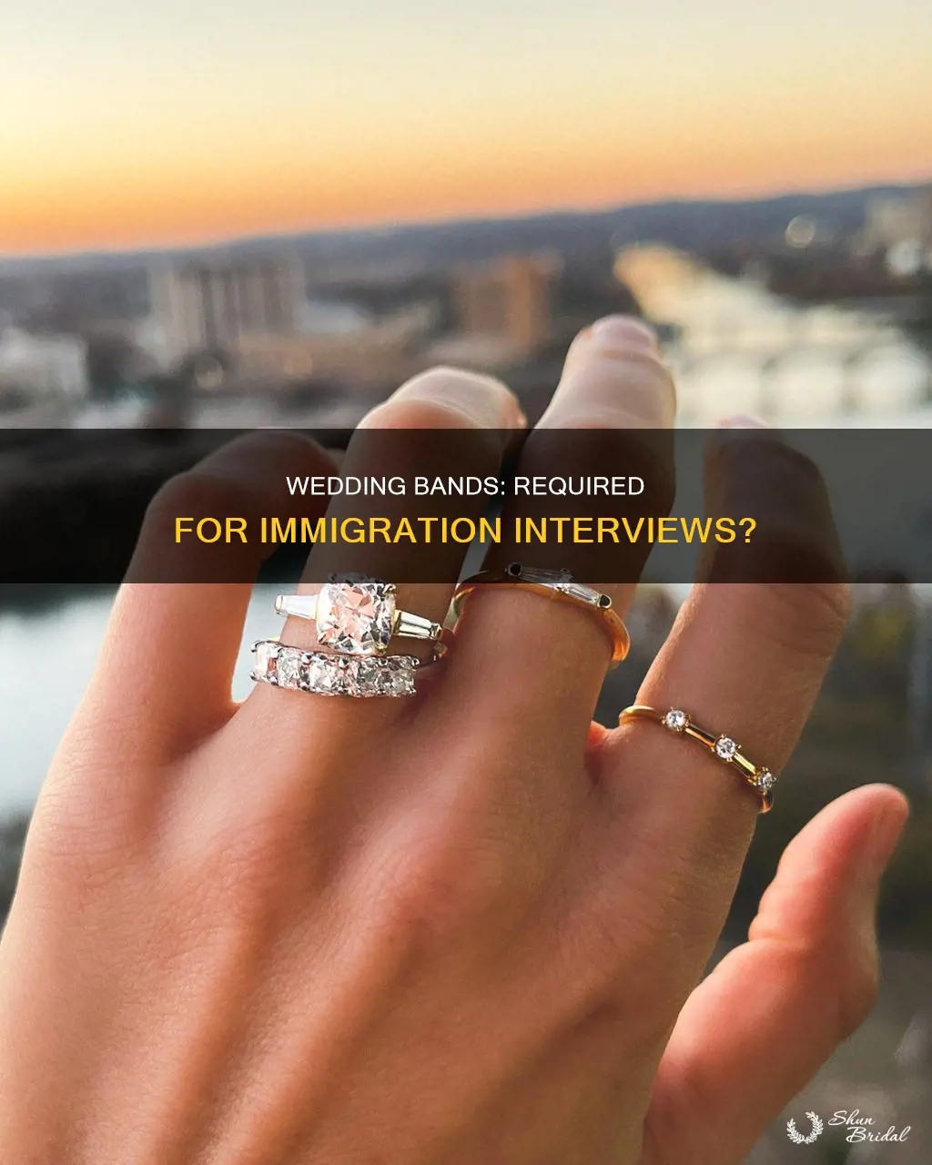 do we need a wedding band on immigration interview